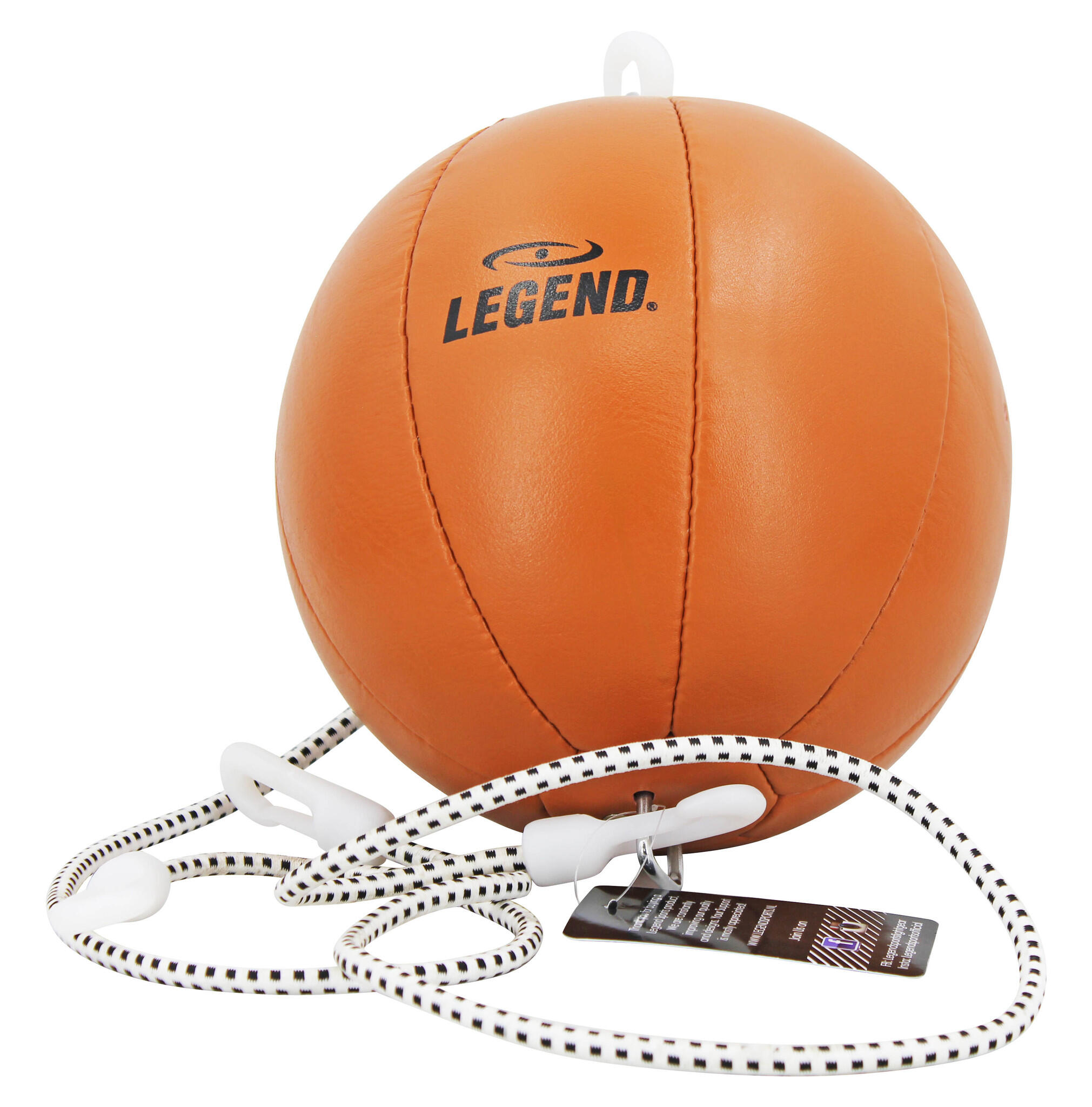 Vintage Double end Ball Boksen Retro Leer - Gemaak van runderleder - Sterk en 3/4