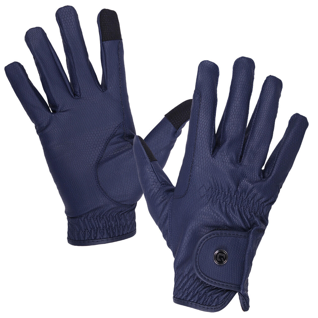 Qhp - Gants D'Équitation Qhp Force - Gants - Bleu - 40 M - Decathlon