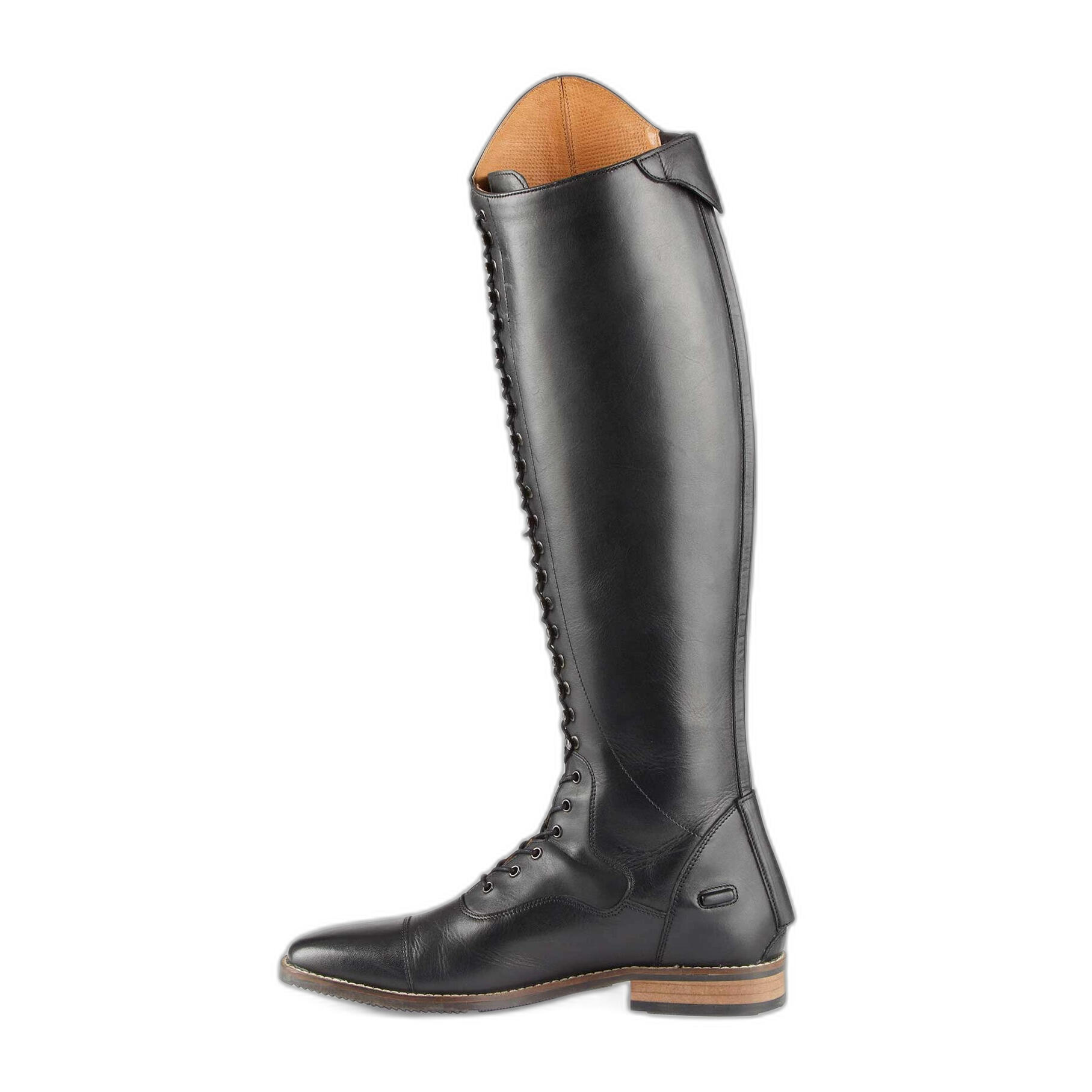 Leren rijlaarzen met vetersluiting voor dames Premier Equine Maurizia Wide Large 5/6