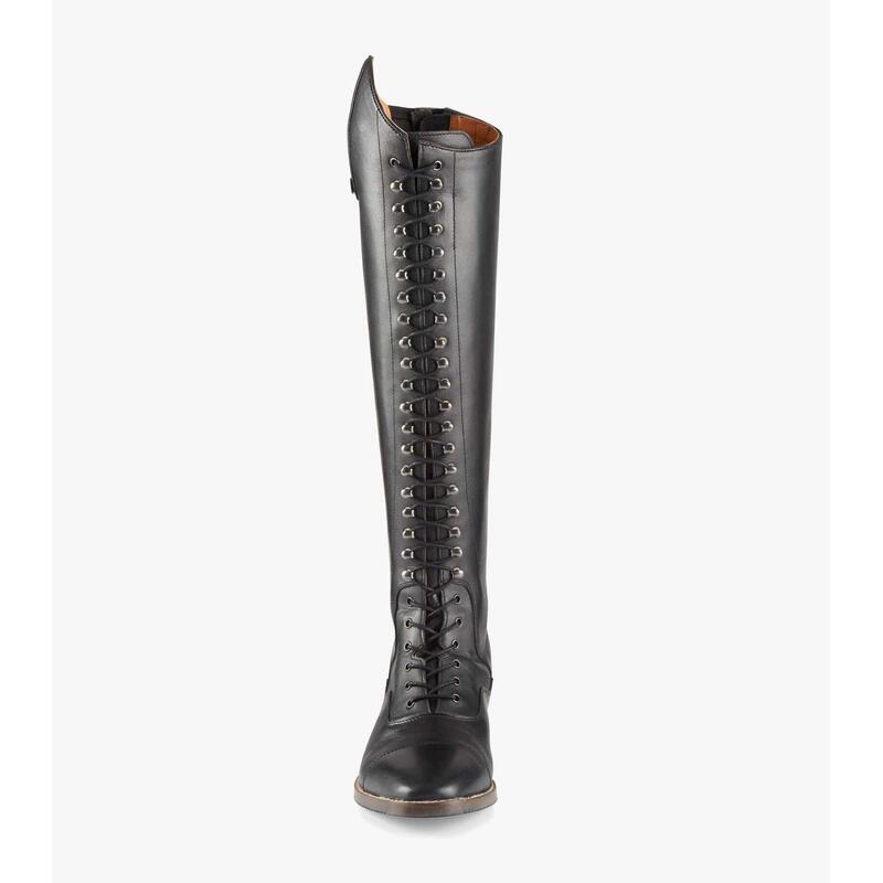 Bottes d'équitation en cuir à lacets femme Premier Equine Maurizia Wide Large