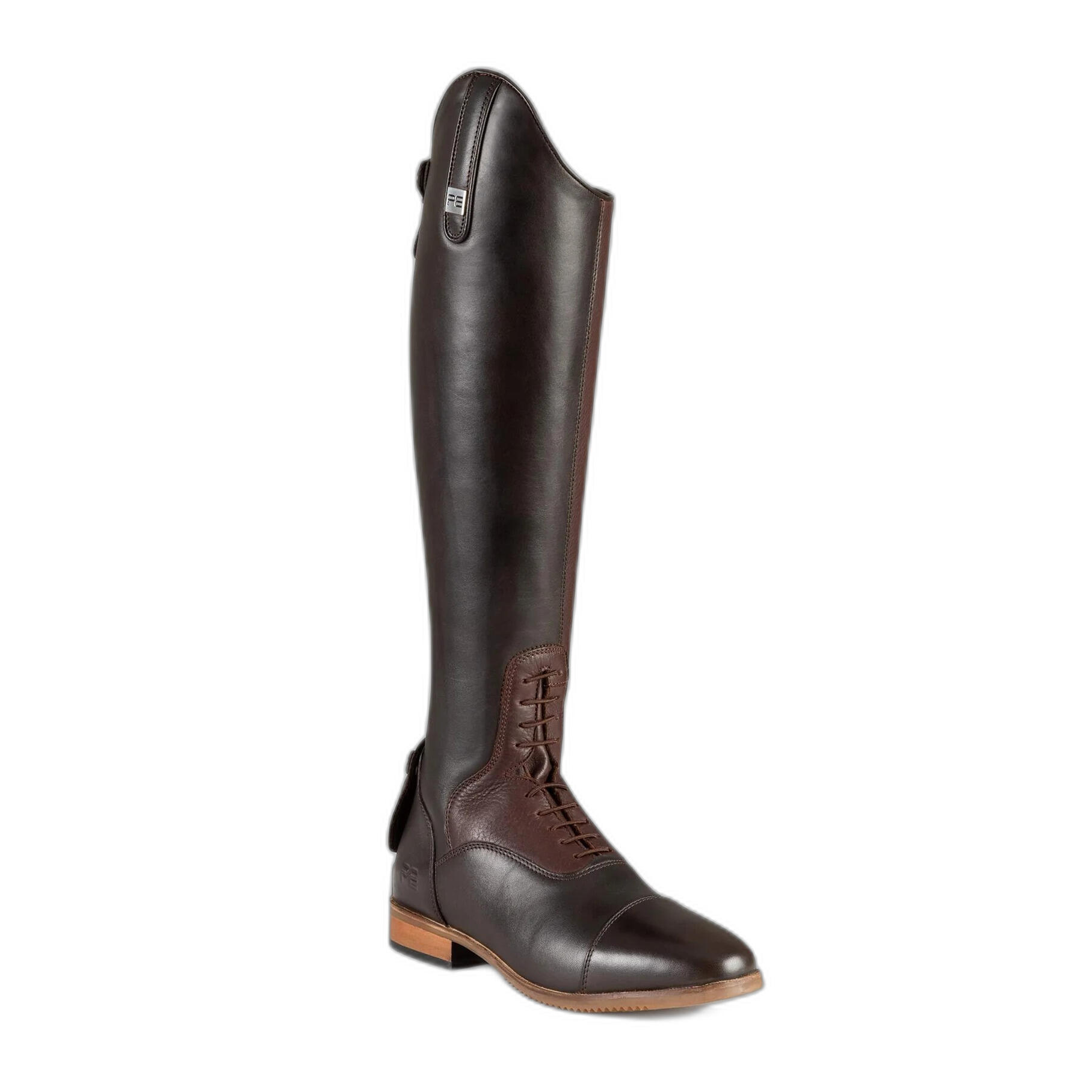 Women's wide leather riding boots Premier Equine Bilancio