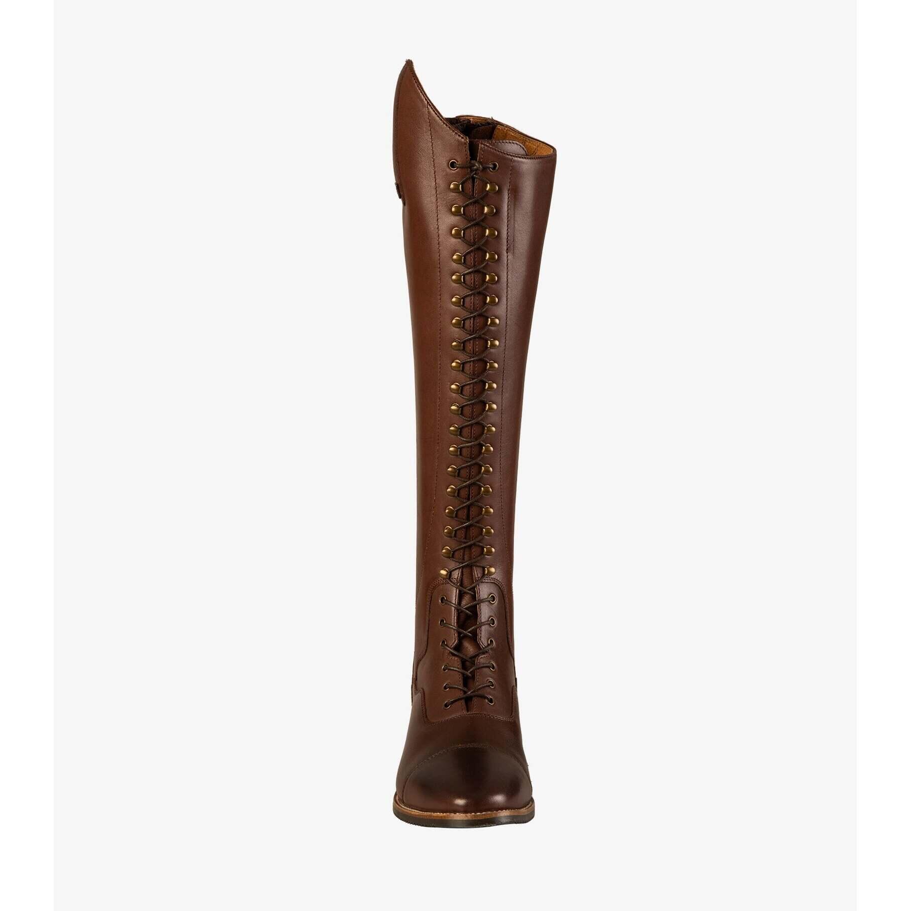 Bottes d'équitation à lacets cuir femme Premier Equine Maurizia Large 4/6