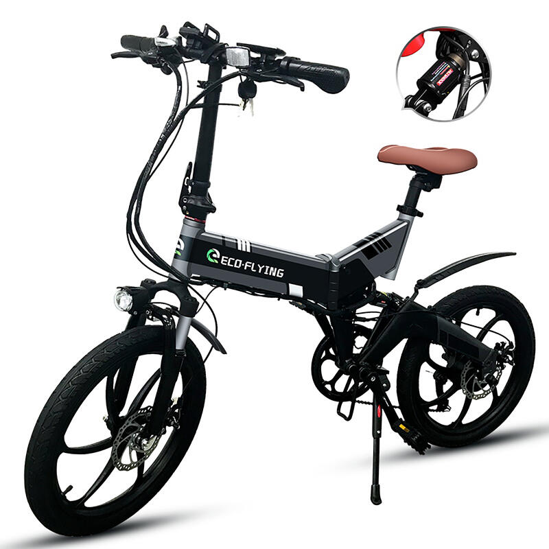 bicicleta elétrica dobrável F501 250W-36V-10Ah (360Wh) - roda 20"