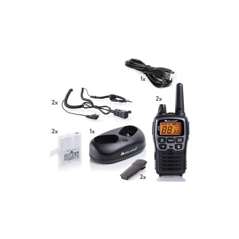 Midland XT70 Adventure C1180.01 Talkie-walkie LPD/PMR jeu de 2 S447031