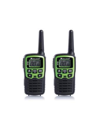 Talkie-walkie Midland XT30 vert couple pmr4446 idéal pour l'extérieur