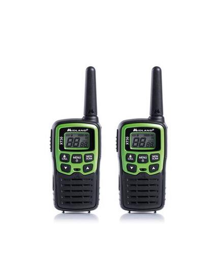 Talkie-walkie Midland XT30 vert couple pmr4446 idéal pour l'extérieur