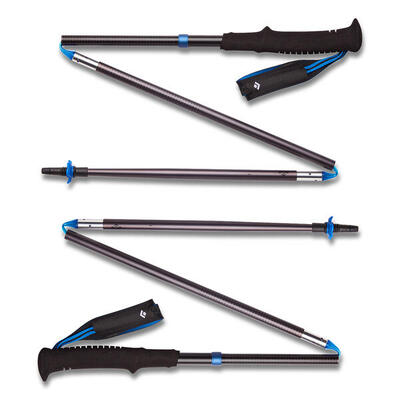 Bastoncini trekking Black Diamond Distance Z 130 cm alluminio 7075 EVA cinturino