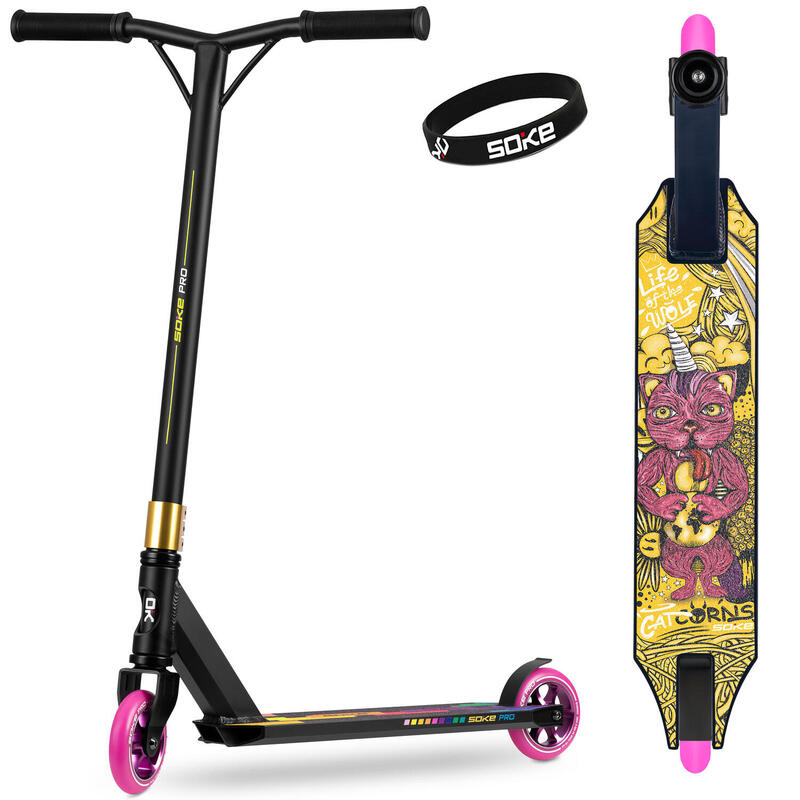 Patinete freestyle adulto wyczynowa Soke Pro dorado