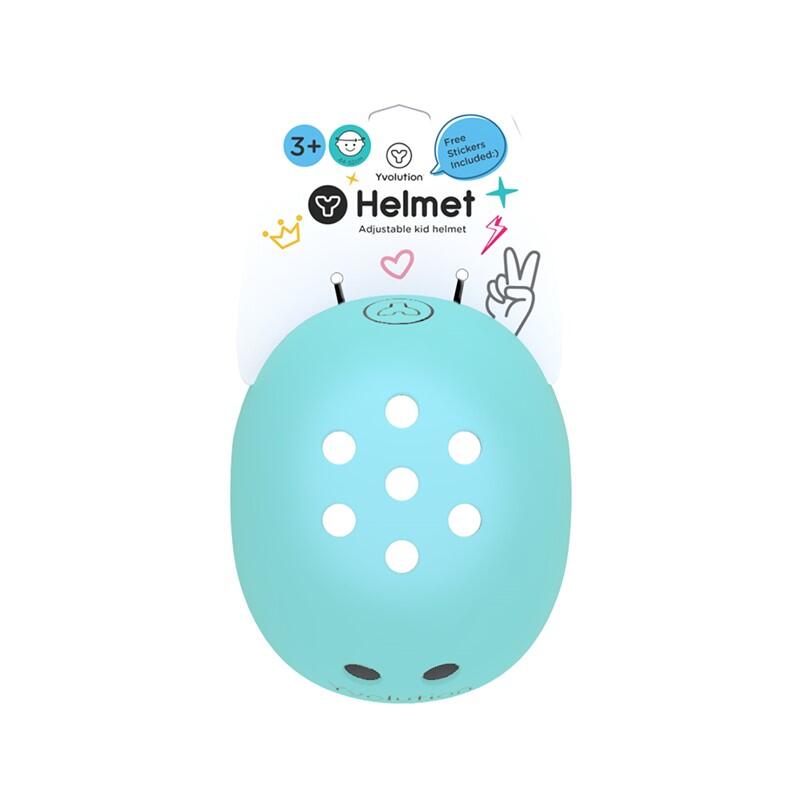 CASCO PEQUEÑO ADAPTABLE PARA NIÑOS YVOLUTION VERDE 2/5