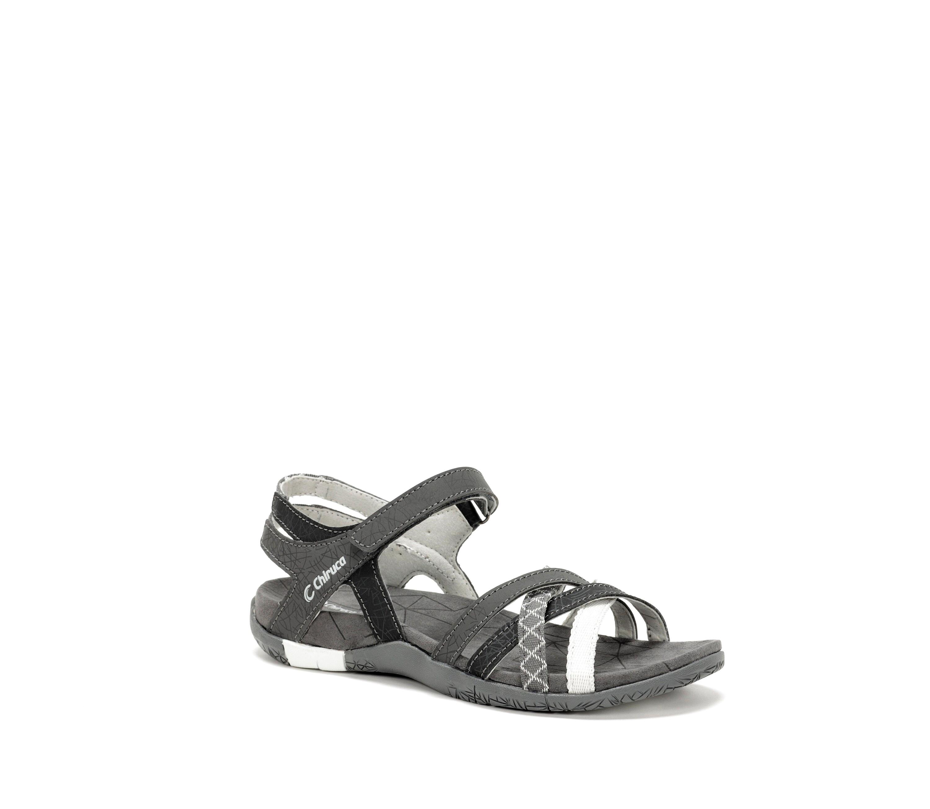 Flache Sandalen Damen Chiruca Malibu 13 Schwarz 2/7