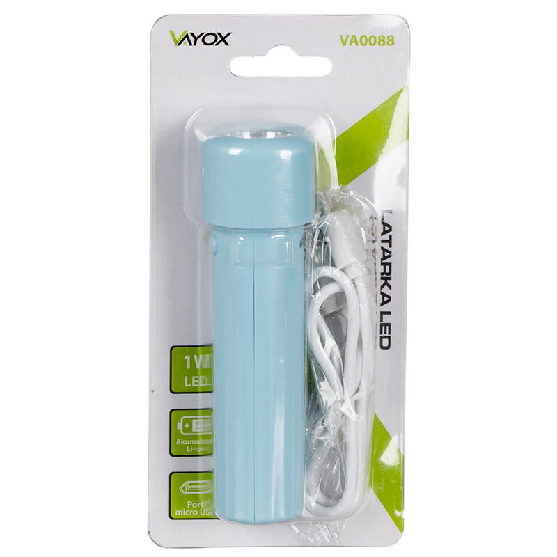 Latarka ręczna Vayox VA0088 ze światłem bocznym