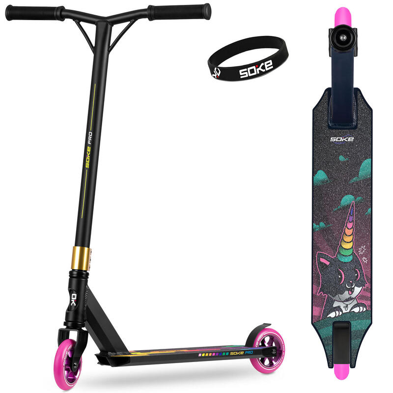 Patinete freestyle niño Soke Pro rosa