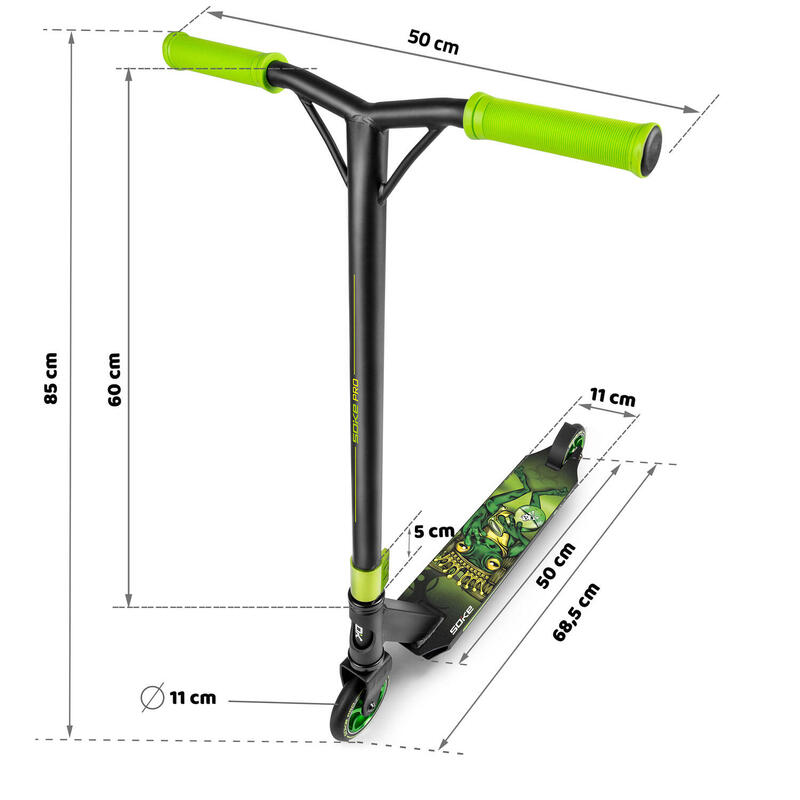 Trotinete freestyle Soke Pro