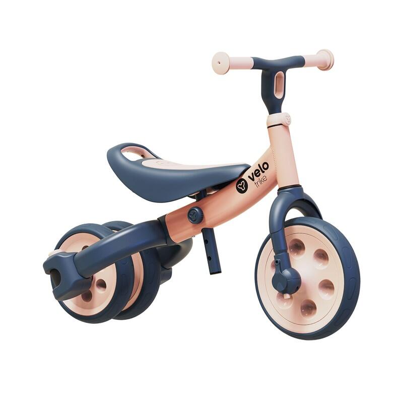 TRICICLO EVOLUCIONÁRIO PARA CRIANÇAS YVOLUTION YVELO TRIKE PEACH 4/6