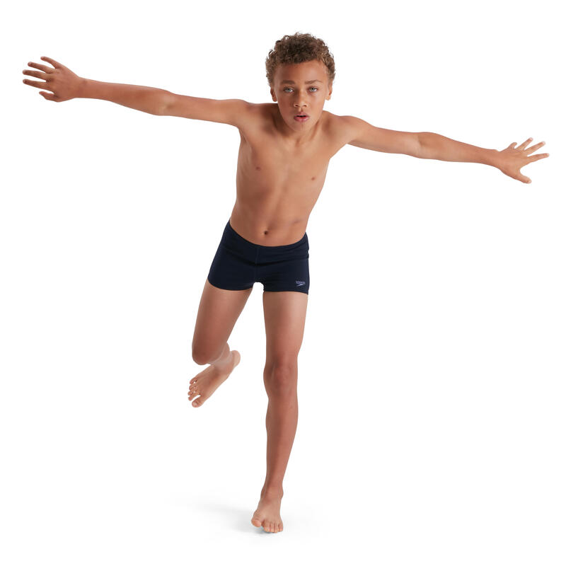 ECO ENDURANCE+ 小童 (6-14 歲) ESSENTIAL 平腳泳褲 - 深藍色