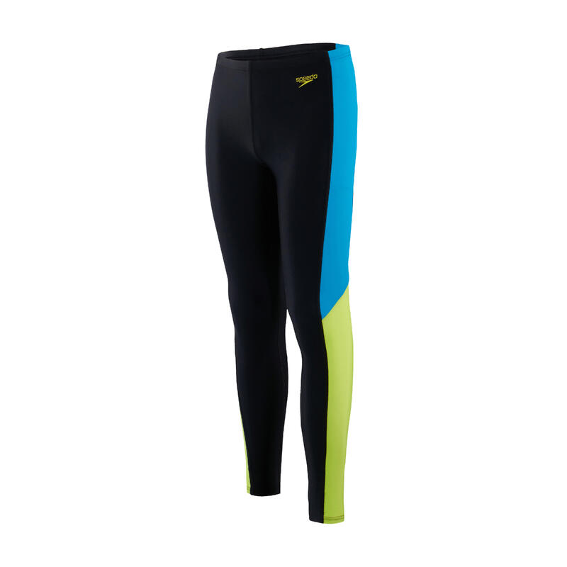 ENDURANCE10  JUNIOR UNISEX (AGED 8-14) COLOURBLOCK LEGGING - BLACK