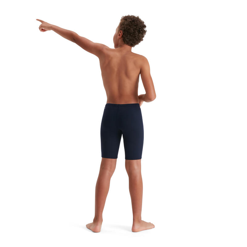 ECO ENDURANCE+ 男童 (6-14 歲) ESSENTIAL 及膝泳褲 - 深藍色