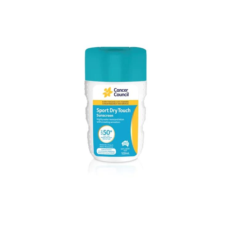 Sport Dry Touch Sunscreen SPF50+ 100ml - White/blue