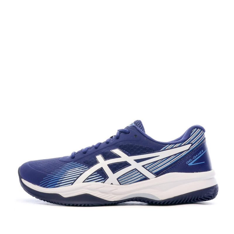 Chaussures de Tennis Bleu Mixte Asics Gel-game 8