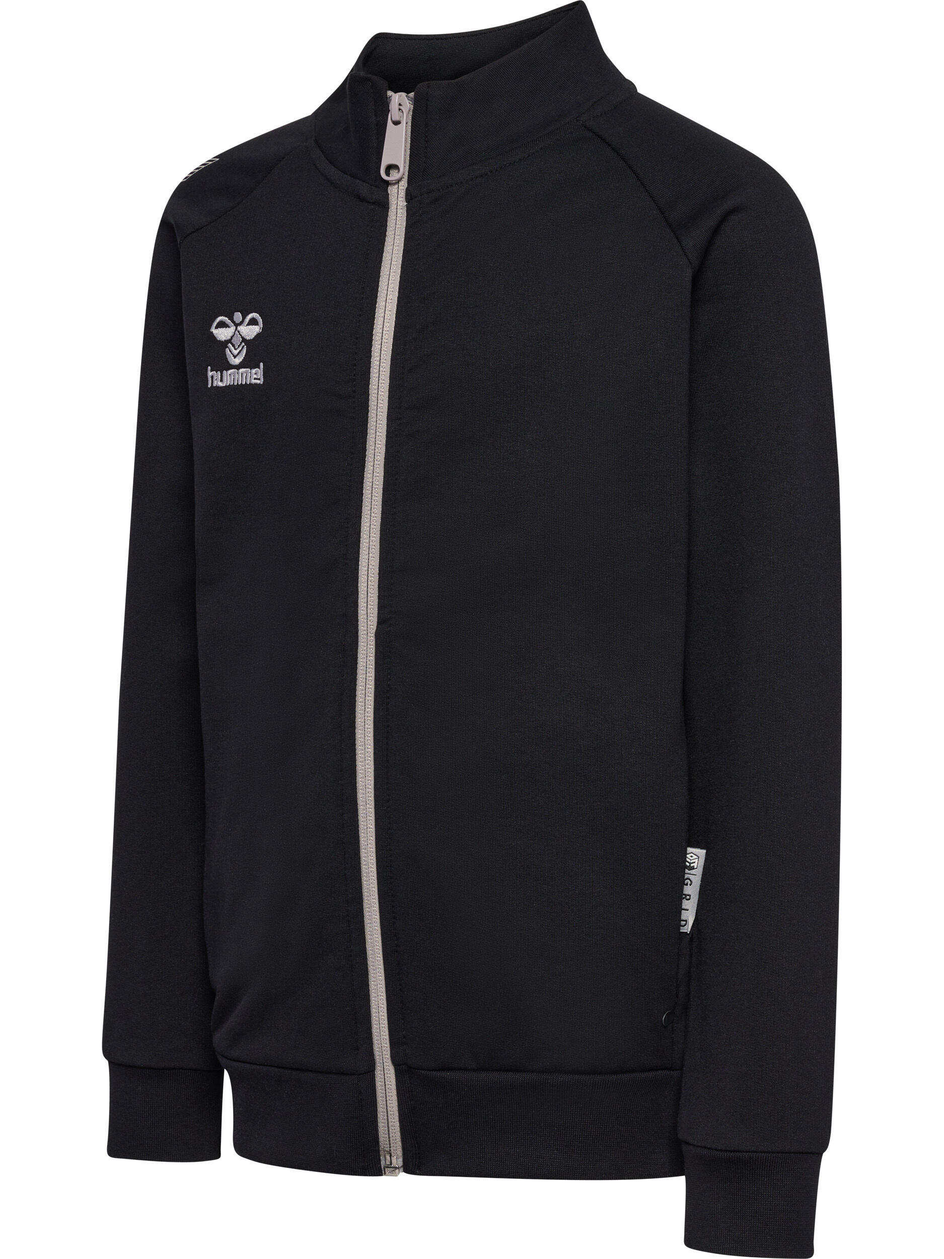 Giacca della tuta da bambino in cotone con zip Hummel Move Grid 4/5