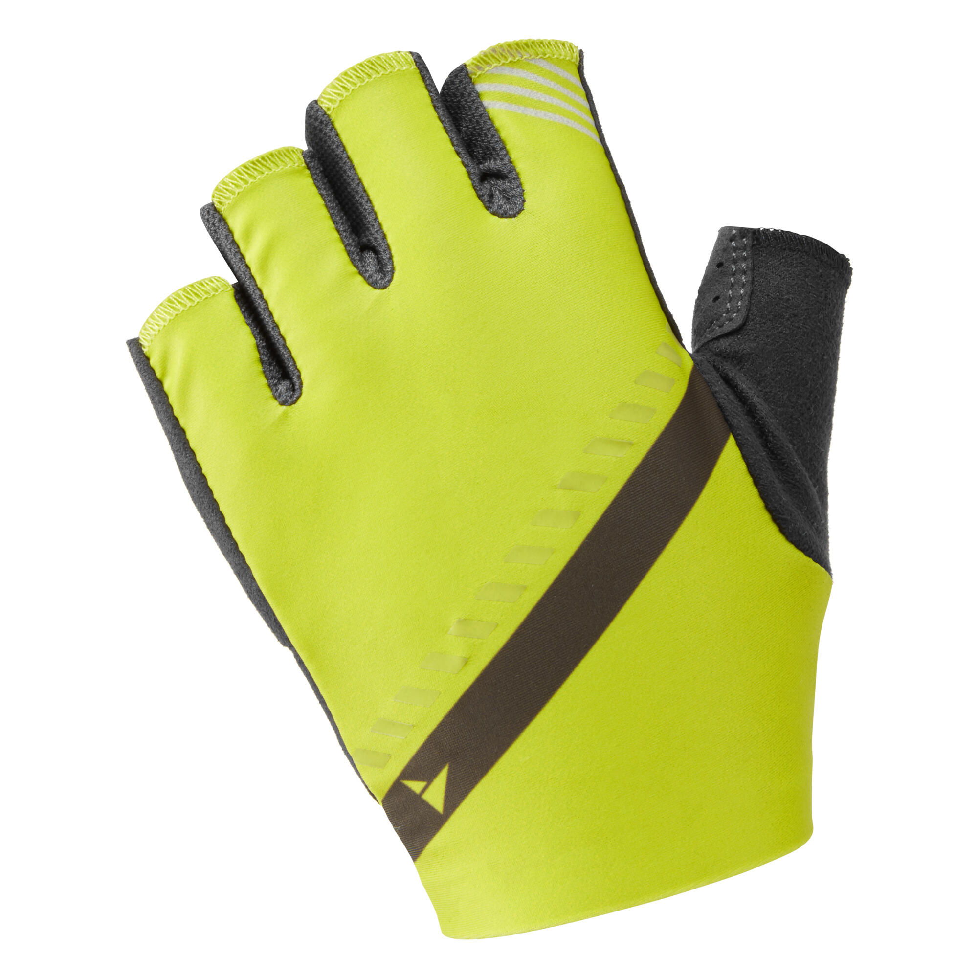 Progel Mitt Mens|Womens Road Lime/Olive Protection 1/4