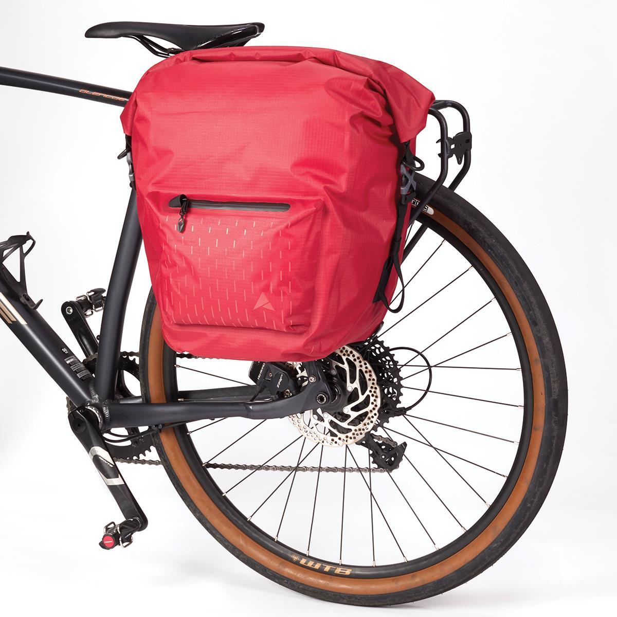 Thunderstorm Adventure Pannier Adventure Red 25L Waterproof | Hi-Viz 4/4