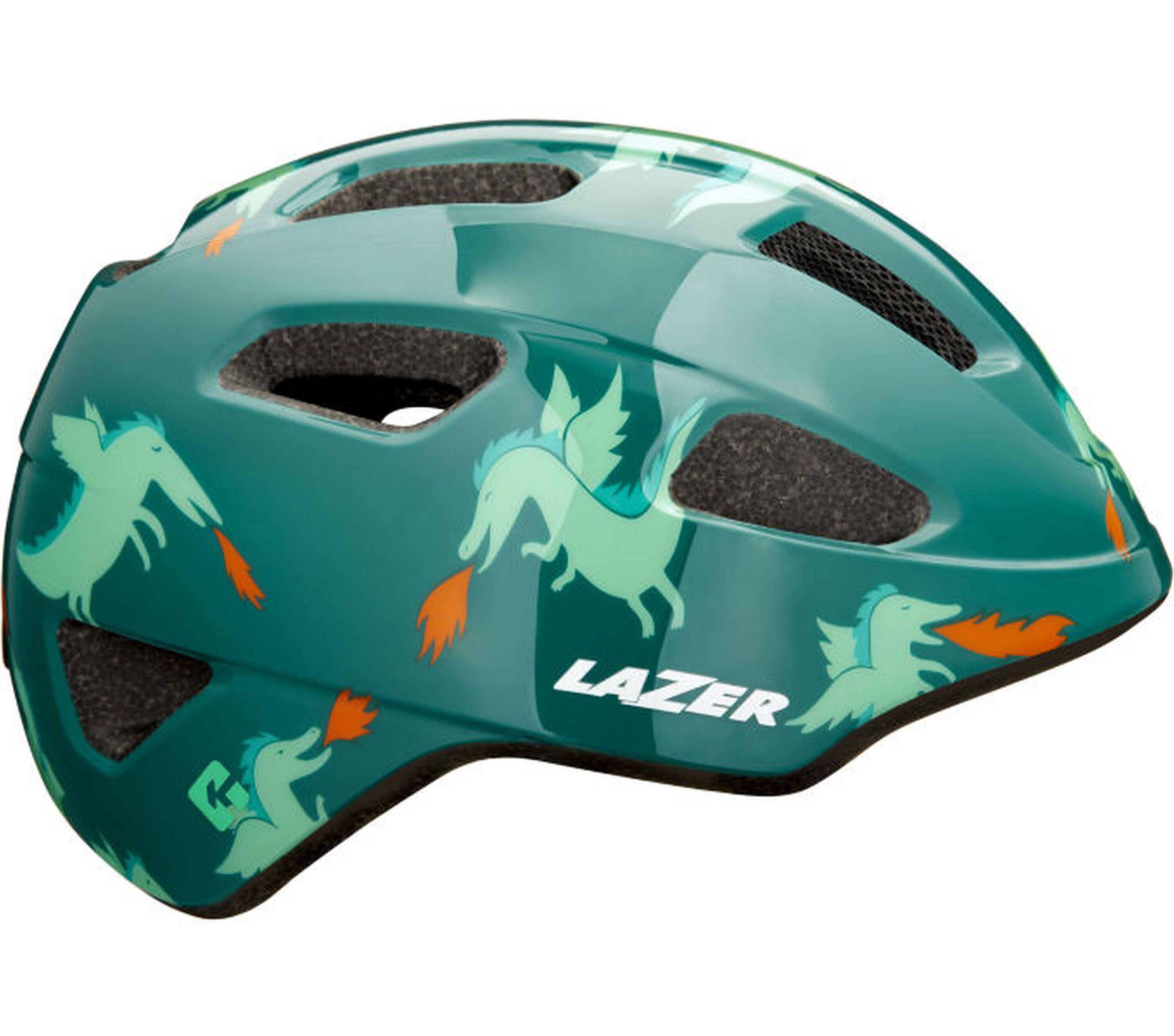 Cască Lazer Nutz KinetiCore pentru copii, dragons, 50-56 cm.