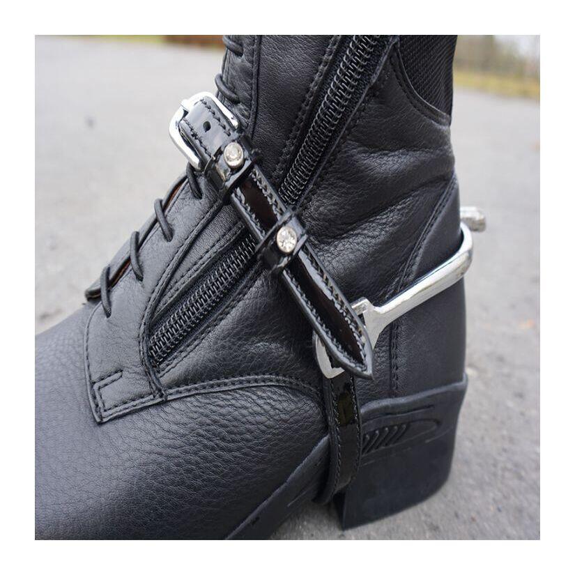 Spur straps for horse for horse cork Kavalkade Crystal Lack 2/2