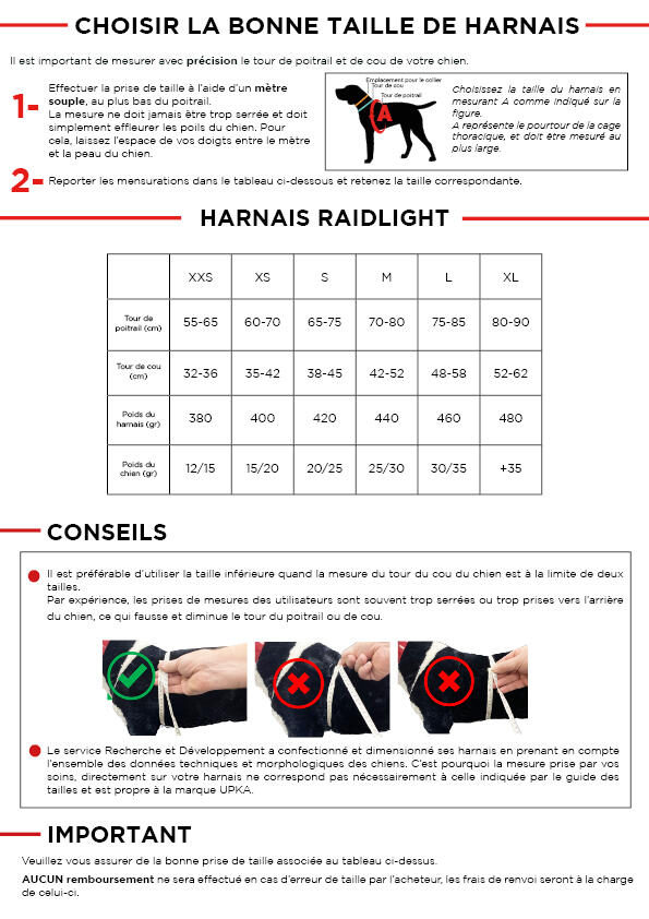 Harnais RAIDLIGHT pour courir avec son chien, canicross,randonnée,trail,balade 5/7