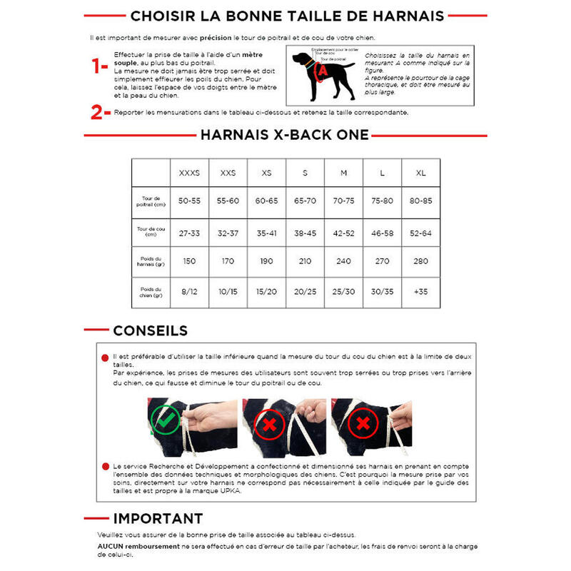 Hundegeschirr I-DOG Canicross X-Back One