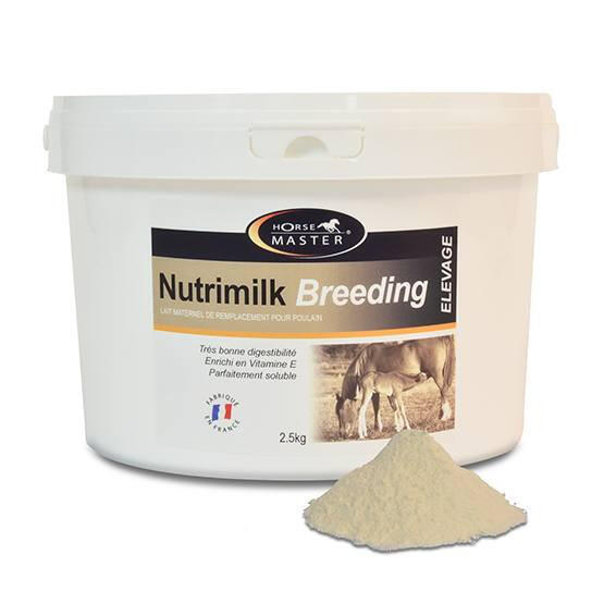 Lait substitution pour poulain orphelin - Nutrimilk Breeding - CMV Cheval