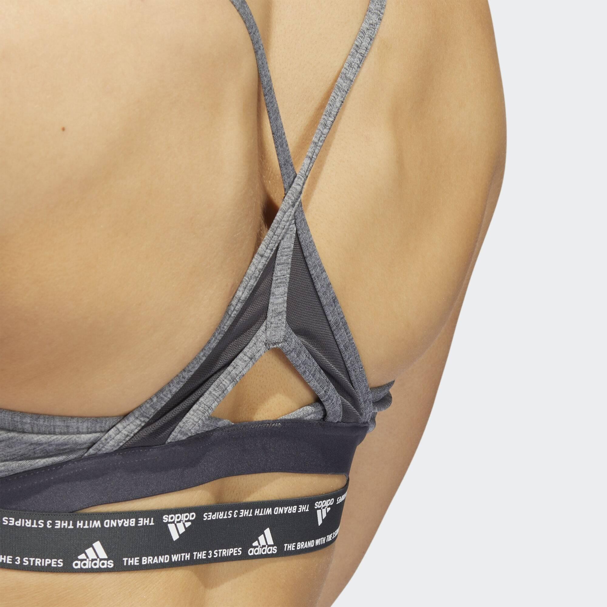 Brassière adidas Aeroreact Training Light-Support 3-Stripes 5/6