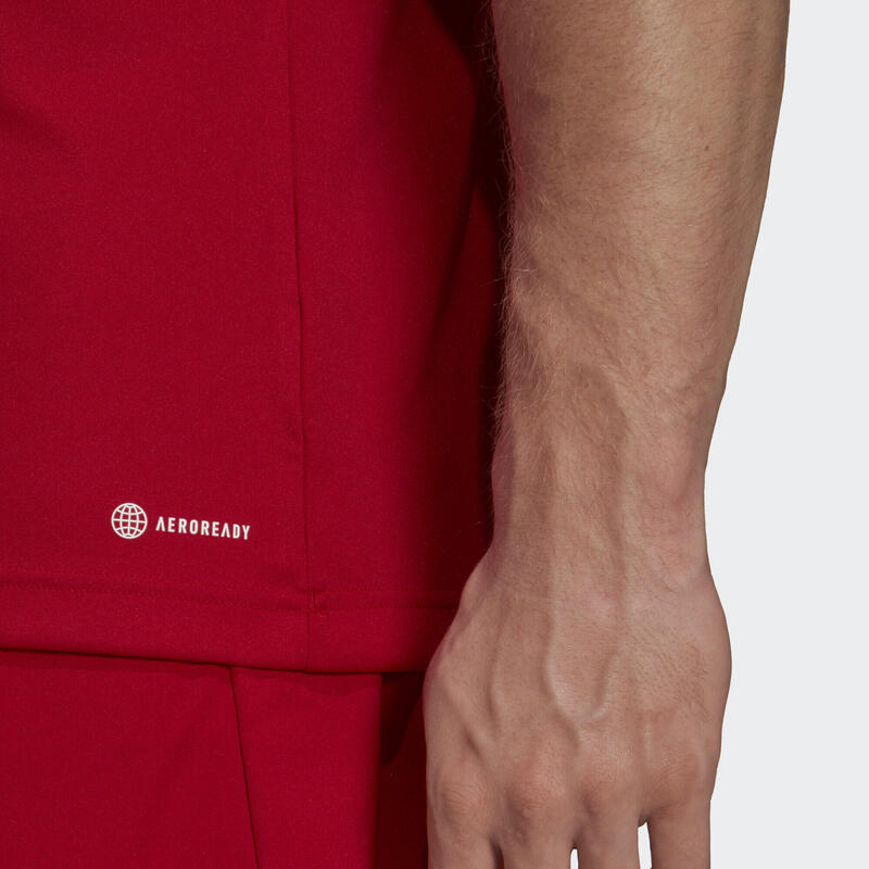 Tricou Fitness ADIDAS Entrada Roșu Bărbați