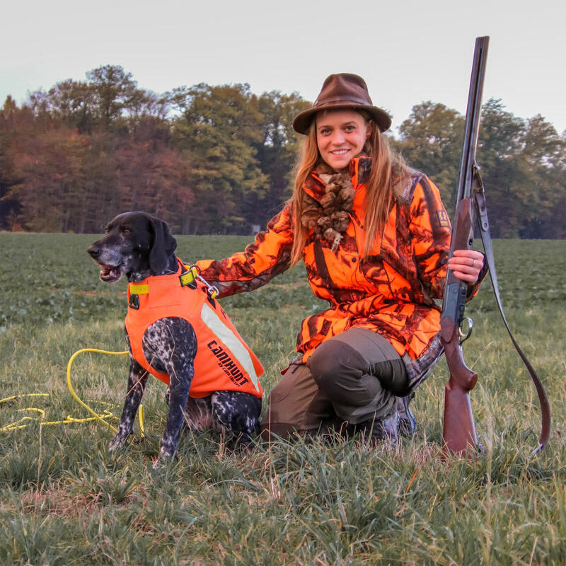 Gilet de signalisation pour chien de chasse FLASH V2 CANIHUNT