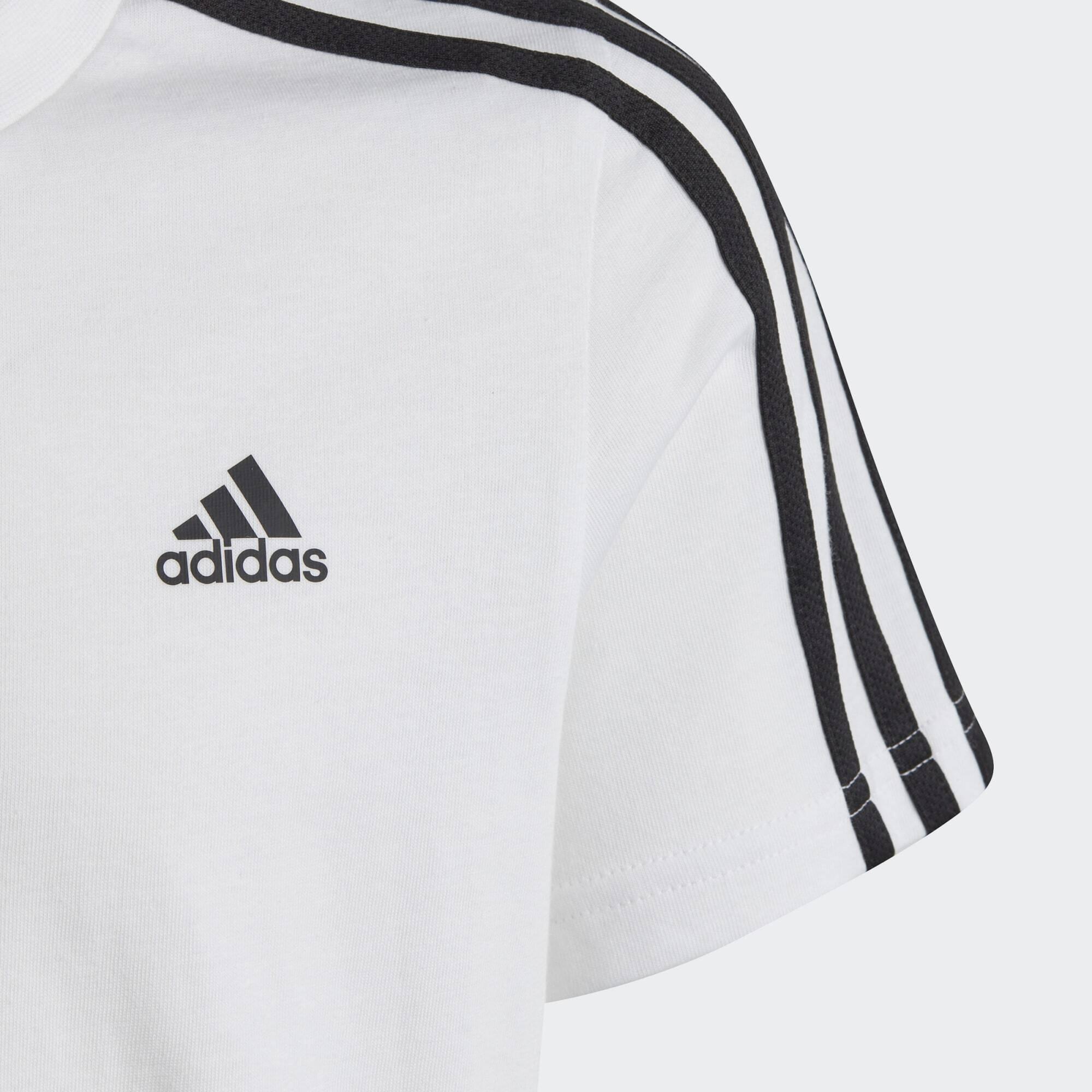 T-shirt de algodão Essentials com logótipo 3 Riscas 5/7