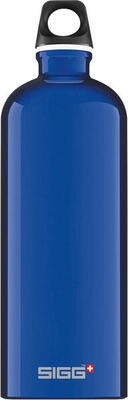 Alu-Trinkflasche Traveller 1.0L blue