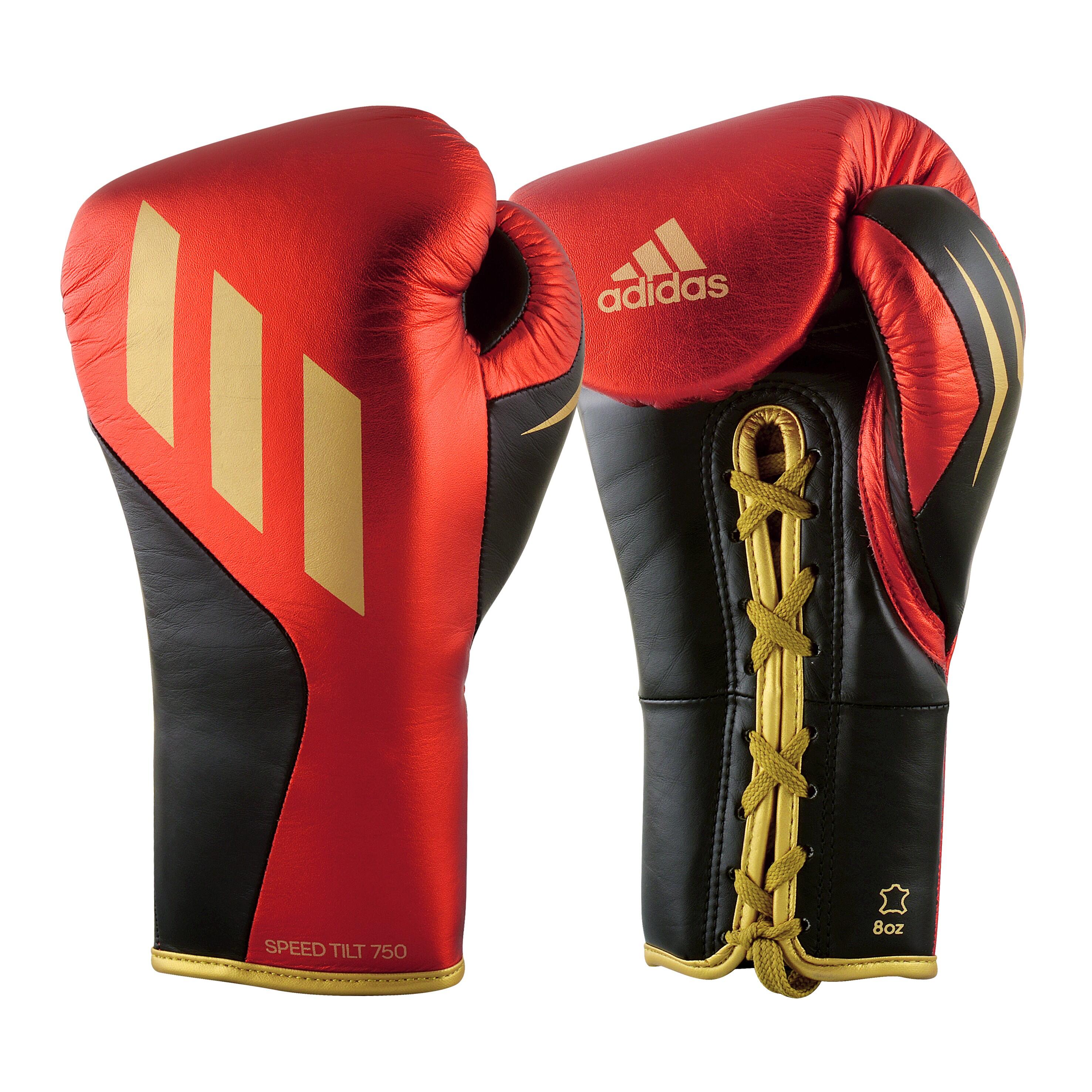 Guantes de boxeo de cuero con cordones ADIDAS TILT750 2/5