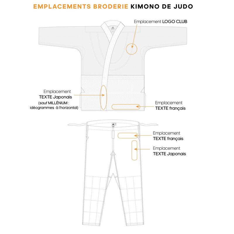 Kimono de judo club  j350