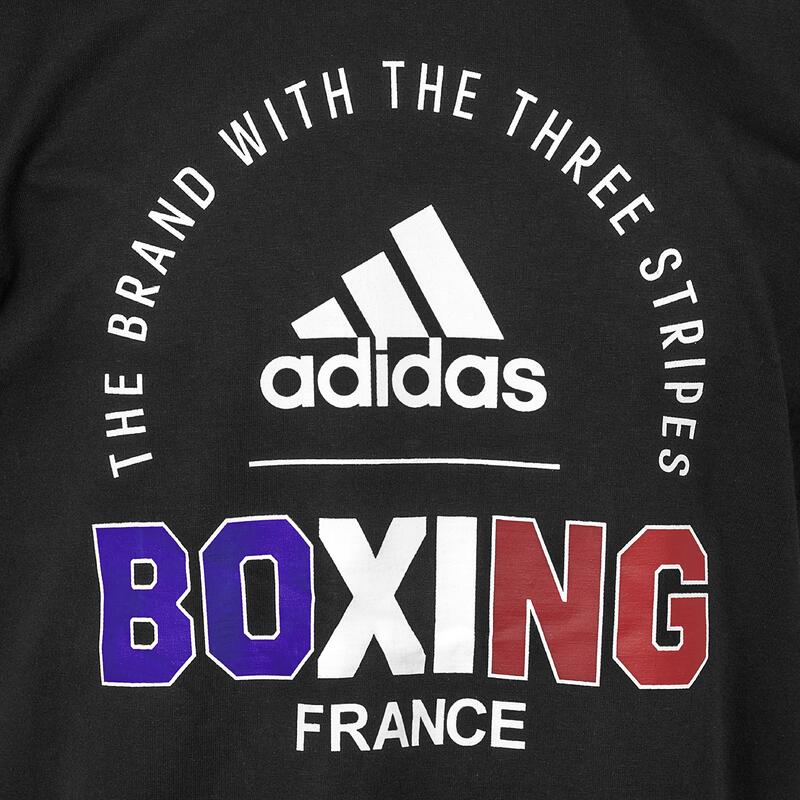 T-shirt boxe national line france manches