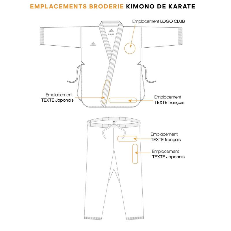 Kimono Karaté K220 Club Adidas