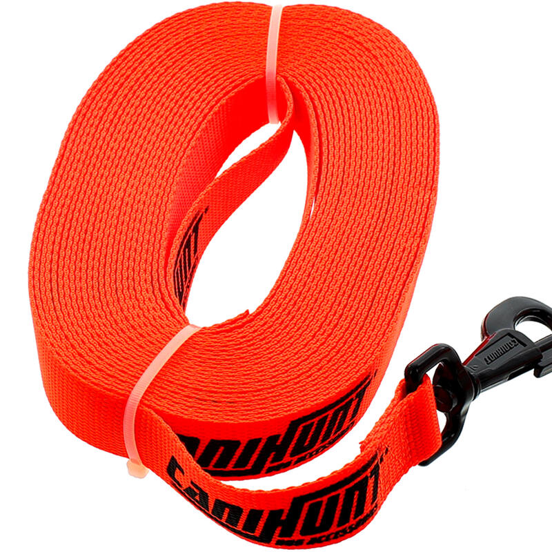 Longe HUNTER FIRST sangle plate polyester CANIHUNT