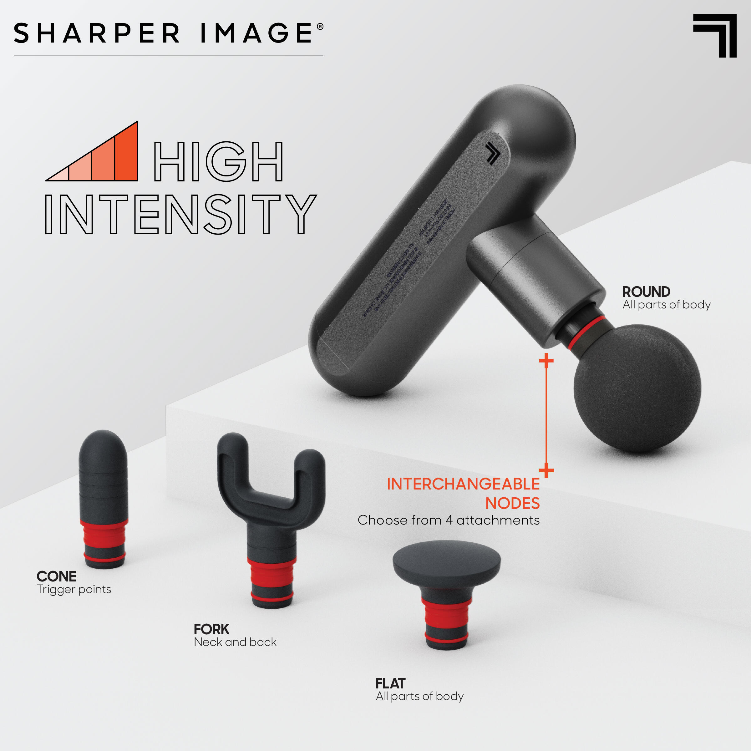 Sharper Image - Powerboost Move Pistolet de massage 3/5