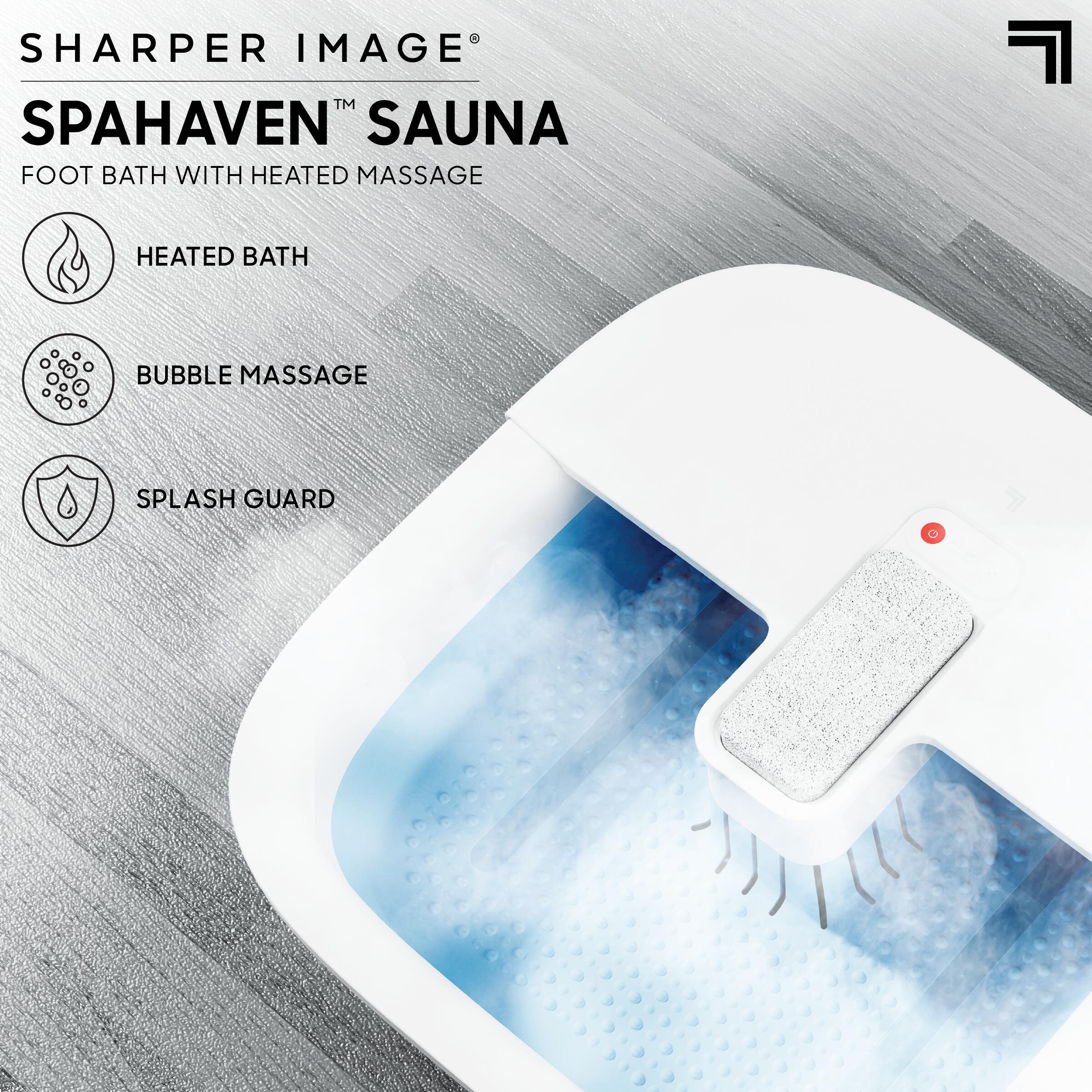 Sharper Image - Bain de pieds chauffant et massant 4/5
