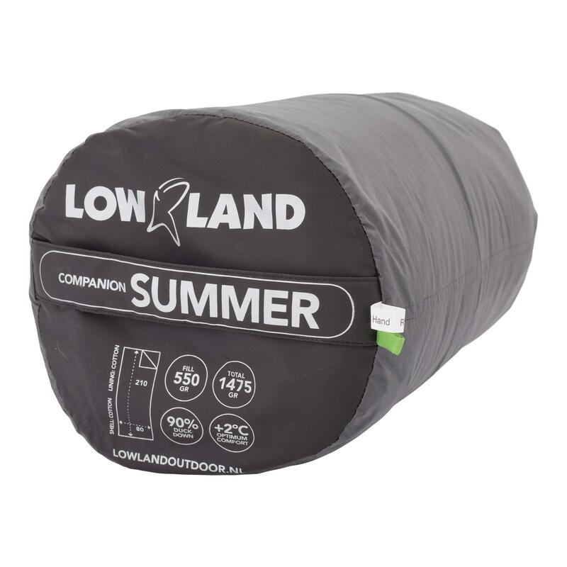 Companion Summer- Daunendecke Schlafsack - Baumwolle - 210x80cm - 1475 gr - +2°C