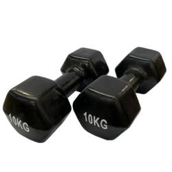 Mancuernas de Vinilo de 1kg a 6kg Fitness Tech 2 unidades