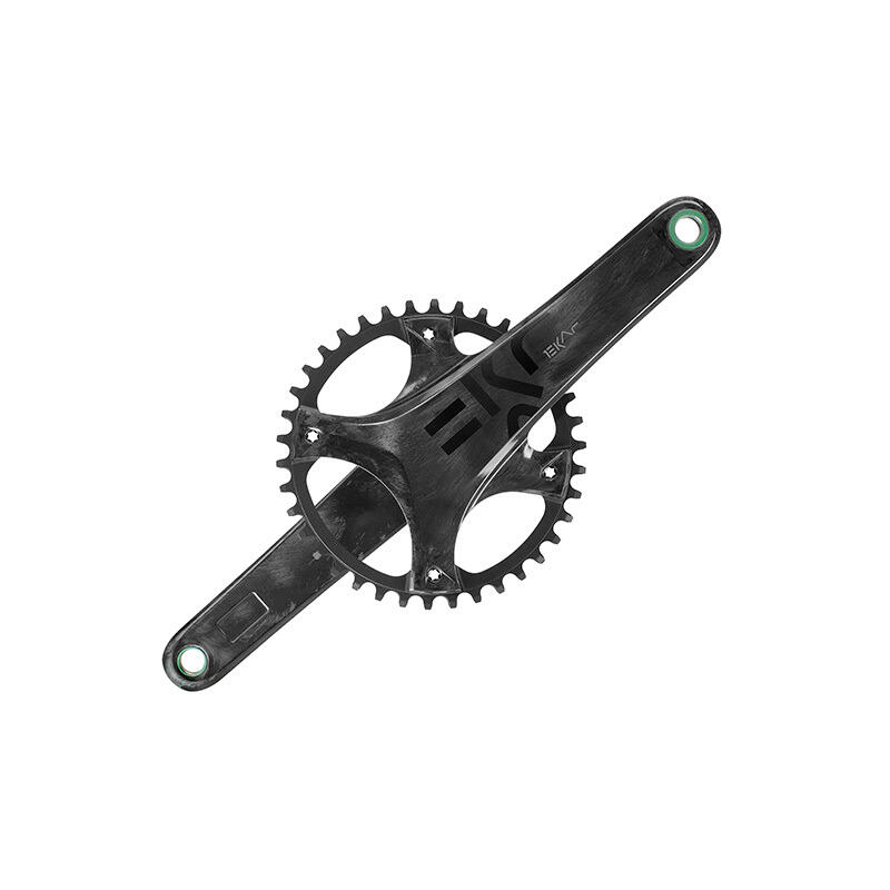 Conjunto de manivelas de carbono sem copo Campagnolo Ekar Torque Pro Tech 145 BC