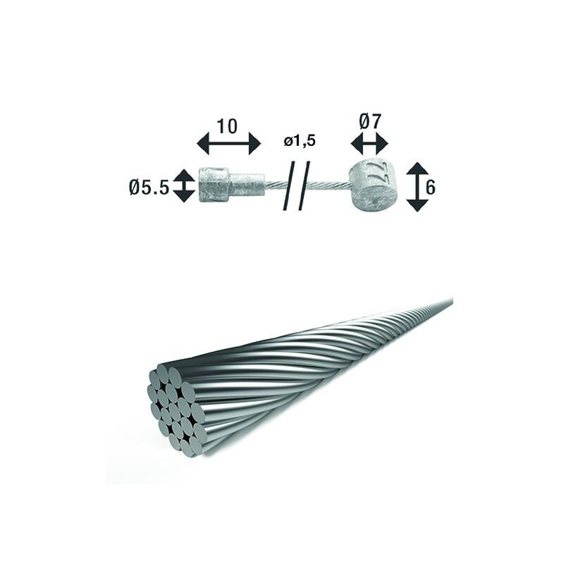 Câble de frein à double raccord XLC BR-X86