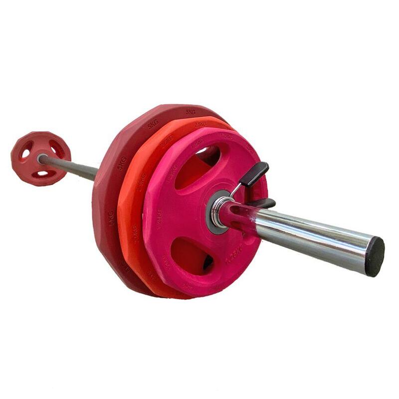 Soporte Mancuernas 1 a 10 kg Uretano Rojas ZIVA – MaqFit