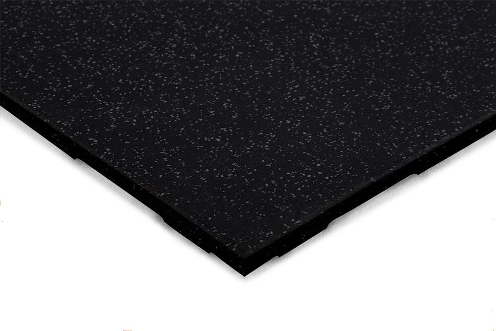 Piastrella per pavimento sportivo QUINDICI - 100x100 cm - 20 mm - Grigio scuro 3/7