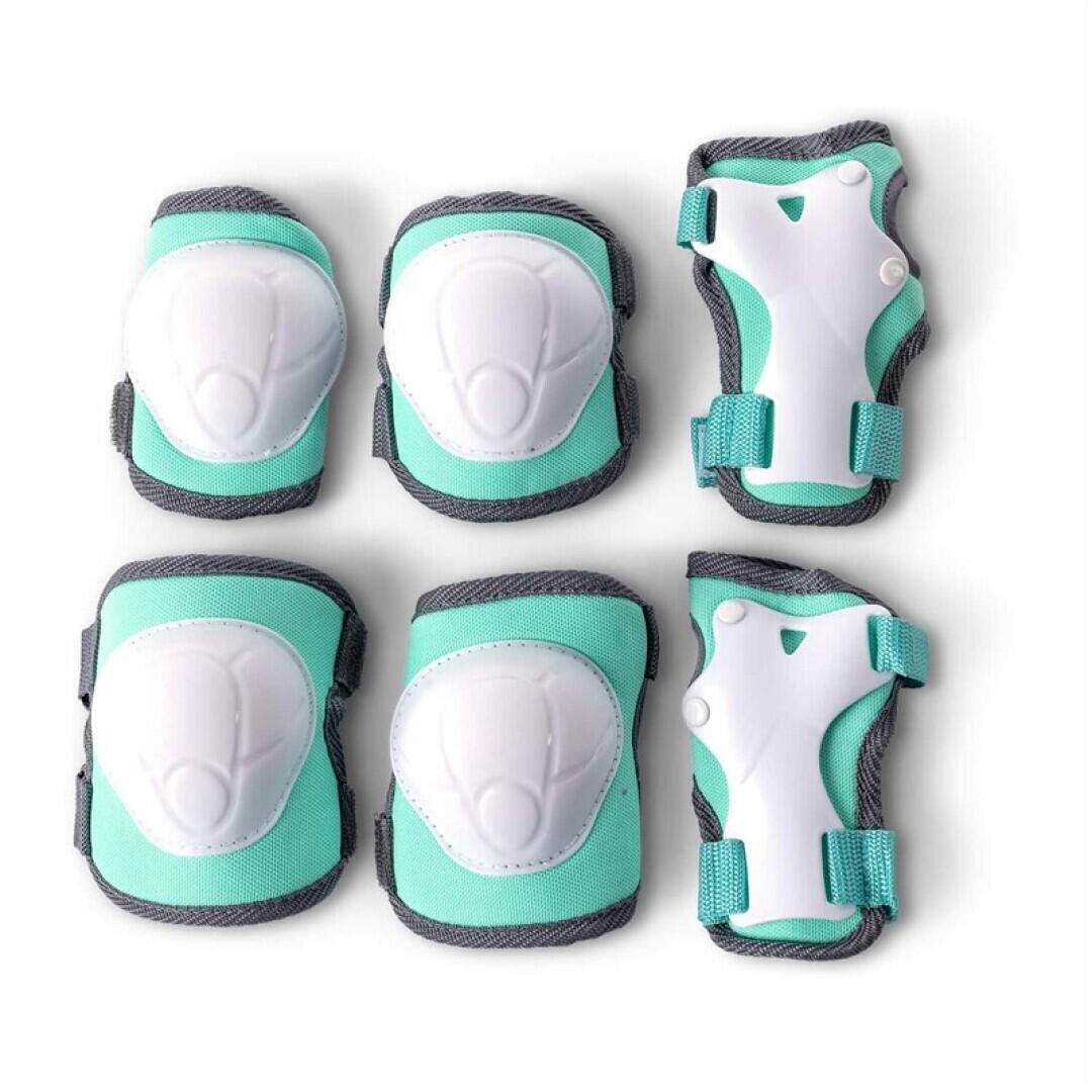 PROTECCIONES CODOS, MUÑECAS Y RODILLAS PARA NIÑOS YVOLUTIO VERDE